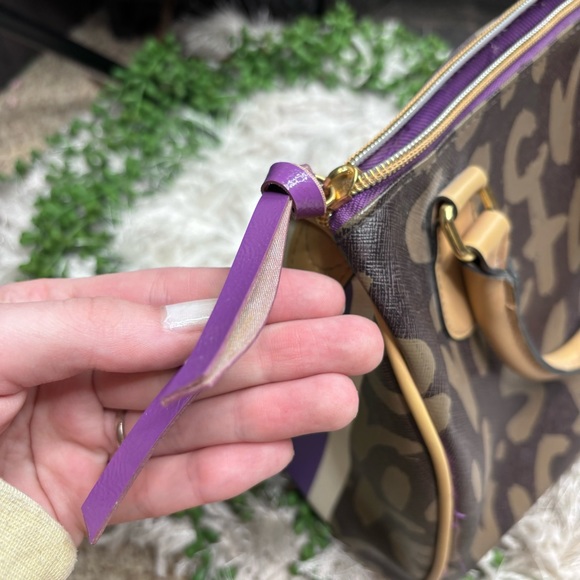 -Y2k Victoria’s Secret Small Brown Logo Bowler Handbag - Picture 13 of 16